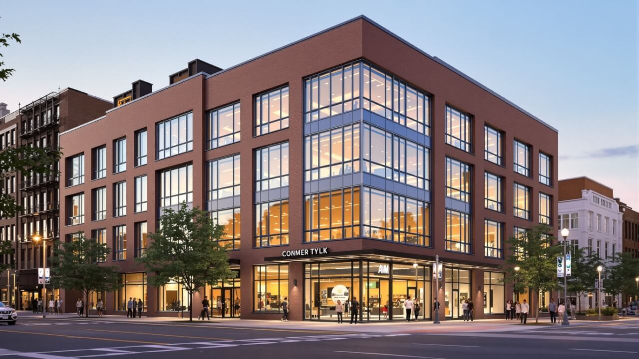 Exterior - Commercial Mixed‑Use Hero Shot