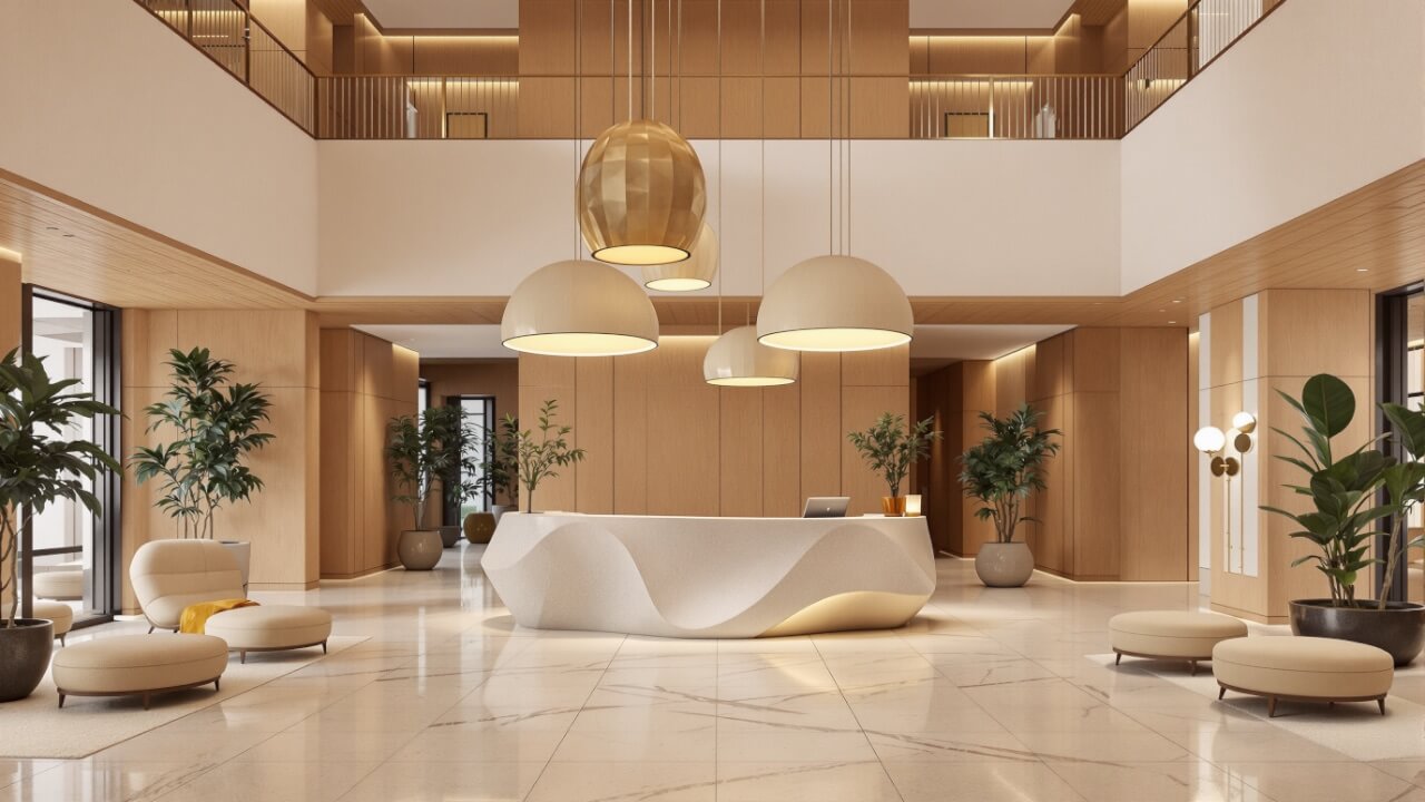 Hospitality - Boutique Hotel Lobby