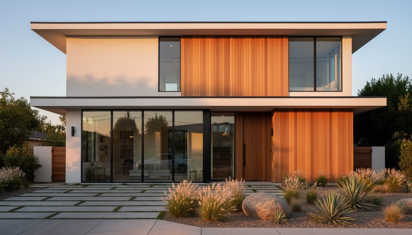 Nano Banana: Modern residential facade