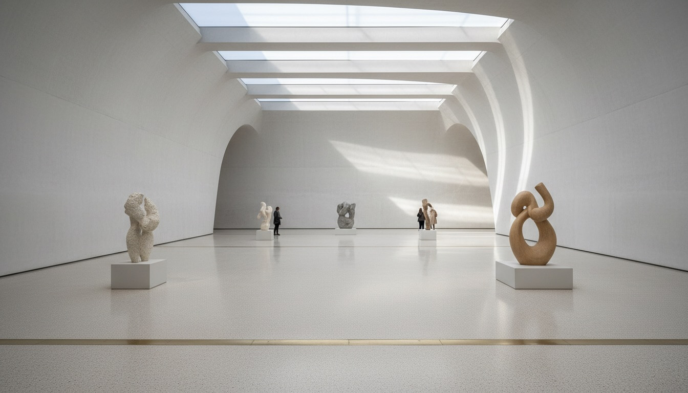 Nano Banana: Museum interior