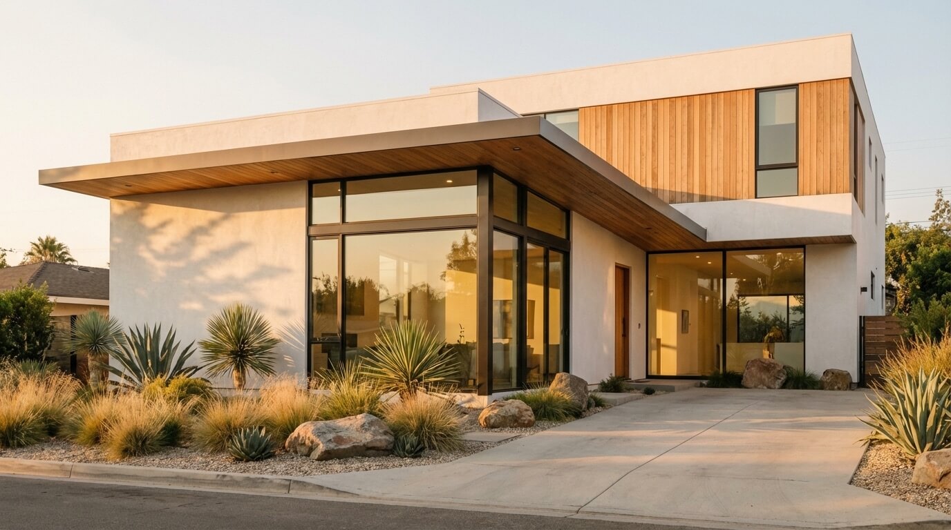 Nano Banana Pro: Modern residential facade