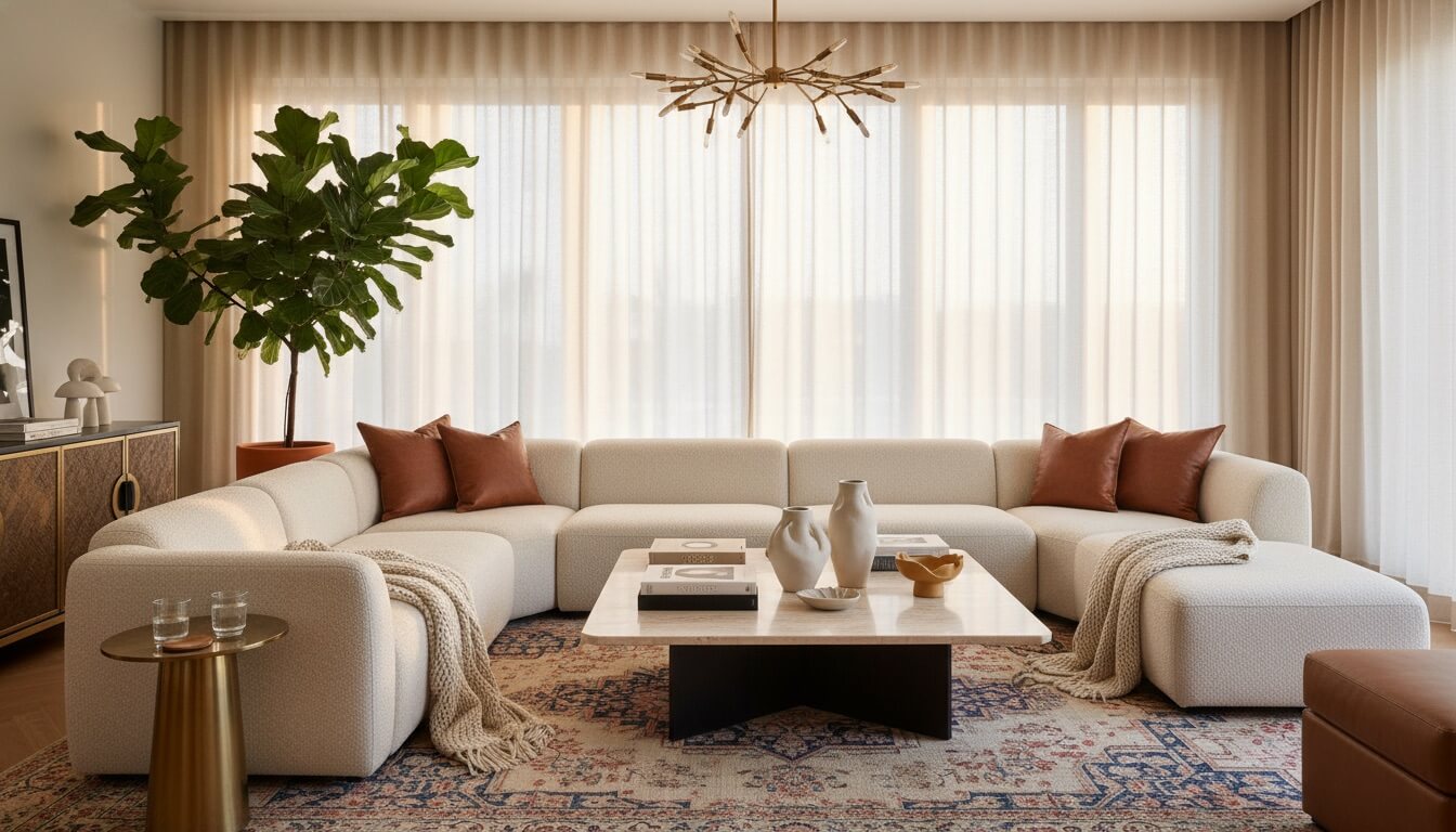 Nano Banana: Luxury living room