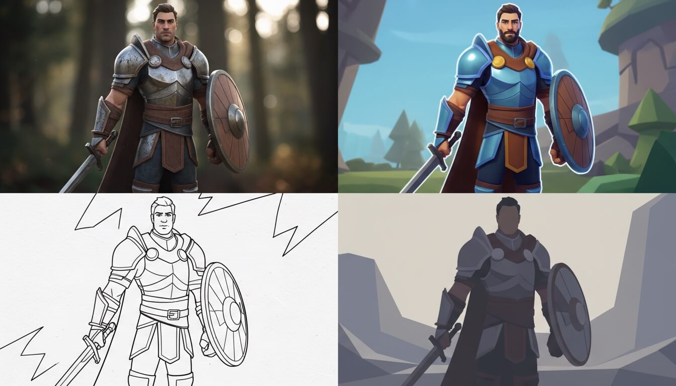 Find Your Game's Art Style: AI-Powered Visual Direction for Indie Games