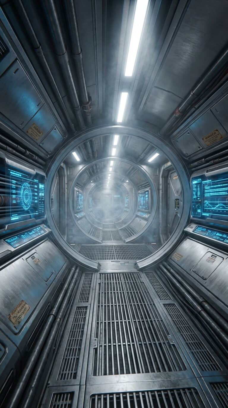 Sci-Fi Game Character Environment