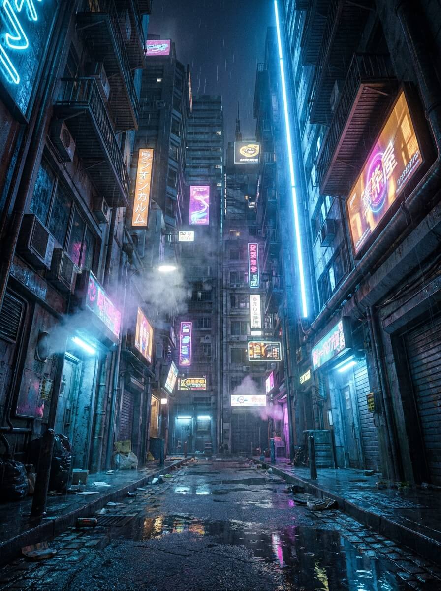 Cyberpunk Game Environment